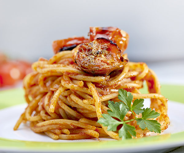 pasta al sugo ai tre pomodori