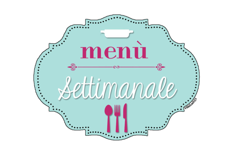 menu settimanale